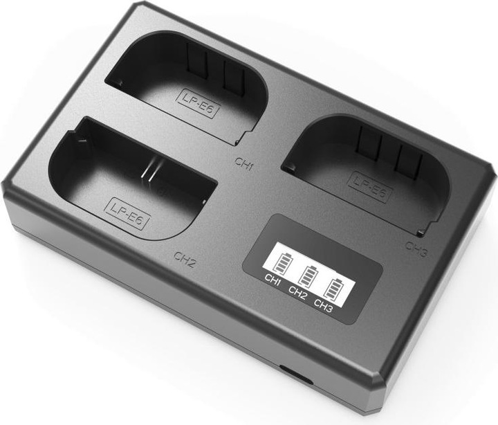 Image du produit Acconic Chargeur triple Chargeur triple pour Nikon EN-EL14 1D3100 D3200 D5100 D5200 P7000 P7700 P7800 incl. (1 pcs)