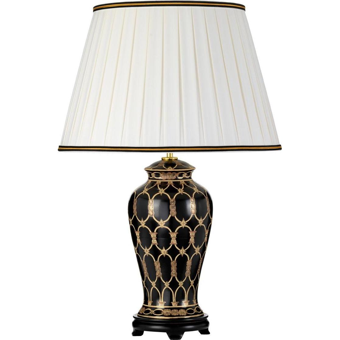 Designer's Light Box Nero/Oro Lampada Da Tavolo, Taipei (E27)