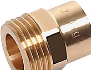 Produktbild Sanha Overg.nippel 3/4 -22 mm - rørgevind nippel og glat ende