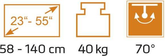 Produktbild myWall HP 2 H (Tisch, 55")