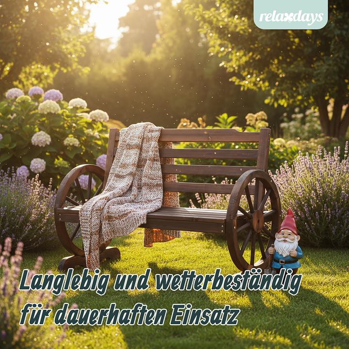 Actual product image Relaxdays garden seat