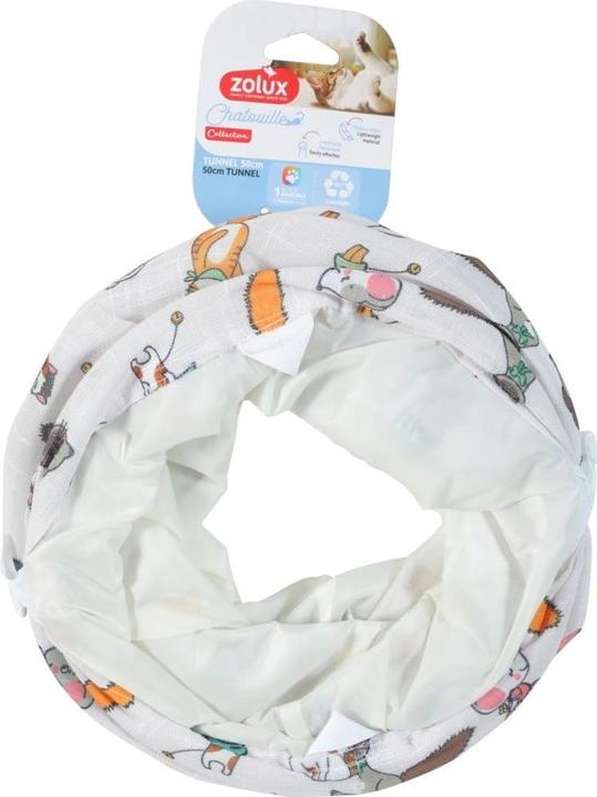 Image du produit Zolux Zabawka dla kota tunel wzór koty i myszy CHATOUILLE 50cm (Tunnels pour chat)