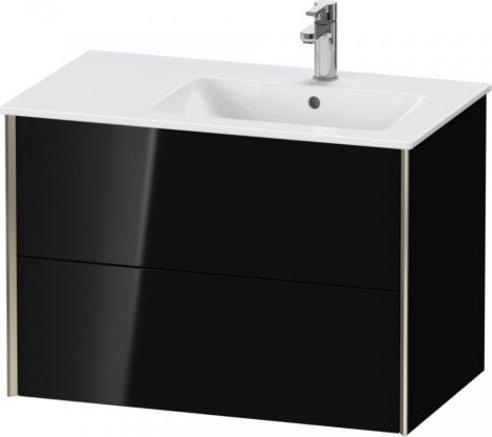 Actual product image Duravit XViu 4159 Vanity unit wall-mounted, 2 drawers, for washbasin Me by Starck 234683 Basin right (81 x 48 x 56 cm)