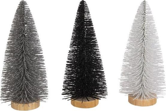 Actual product image MICA Living Trees with glitter - approx. 6 x 15 cm - 3 pieces