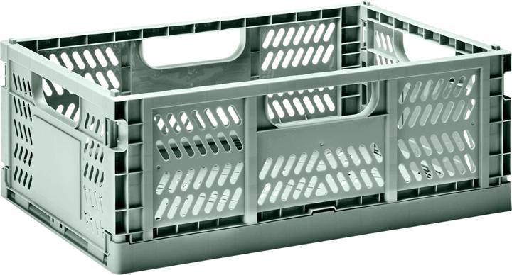3 Sprouts Folding crate large green (43 x 29 x 16 cm)