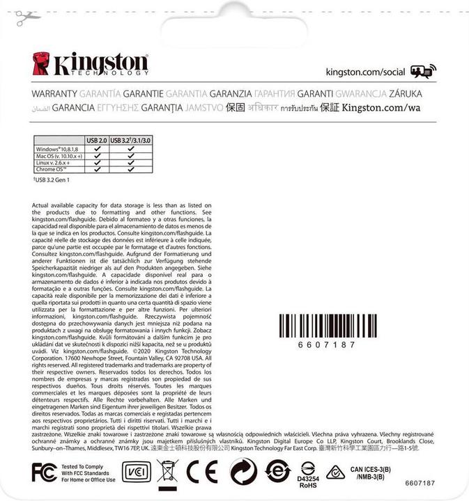 Image du produit Kingston DataTraveler Kyson (512 Go, USB-A)