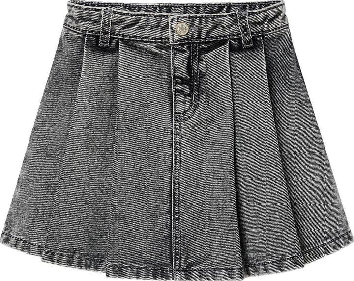 Produktbild Vertbaudet Mädchen Faltenrock aus Denim (98)