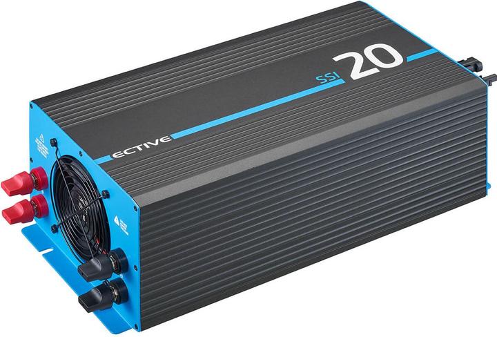 Immagine prodotto Ective SSI 20 Sinus-Wechselrichter 2000W 12V mit Netzvorrang, Ladegerät & MPPT Laderegler (CH-Stecker)