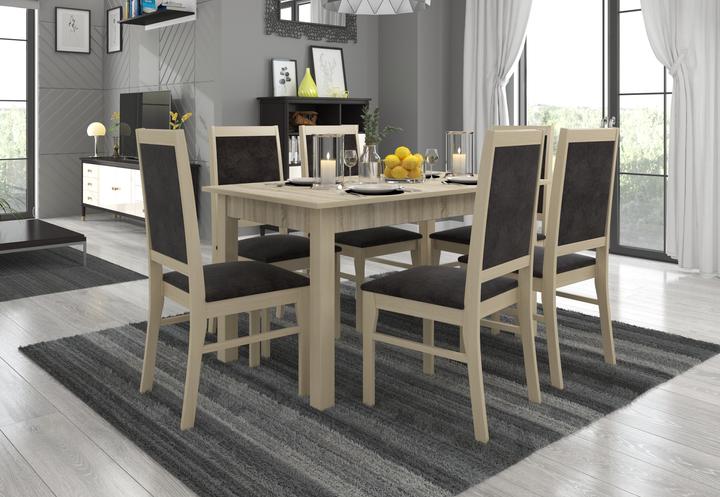 Actual product image ADRK Furniture RODOS 25 table and chair set (140 x 80 x 75 cm)