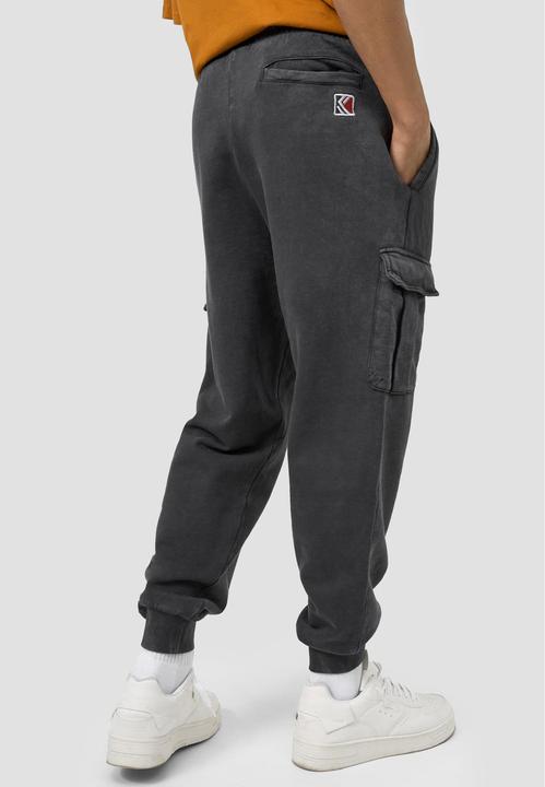 Produktbild Urban Classics KKMQ12139BLK Small Signature Washed Cargo Sweatpants black - 17430 (XXS)