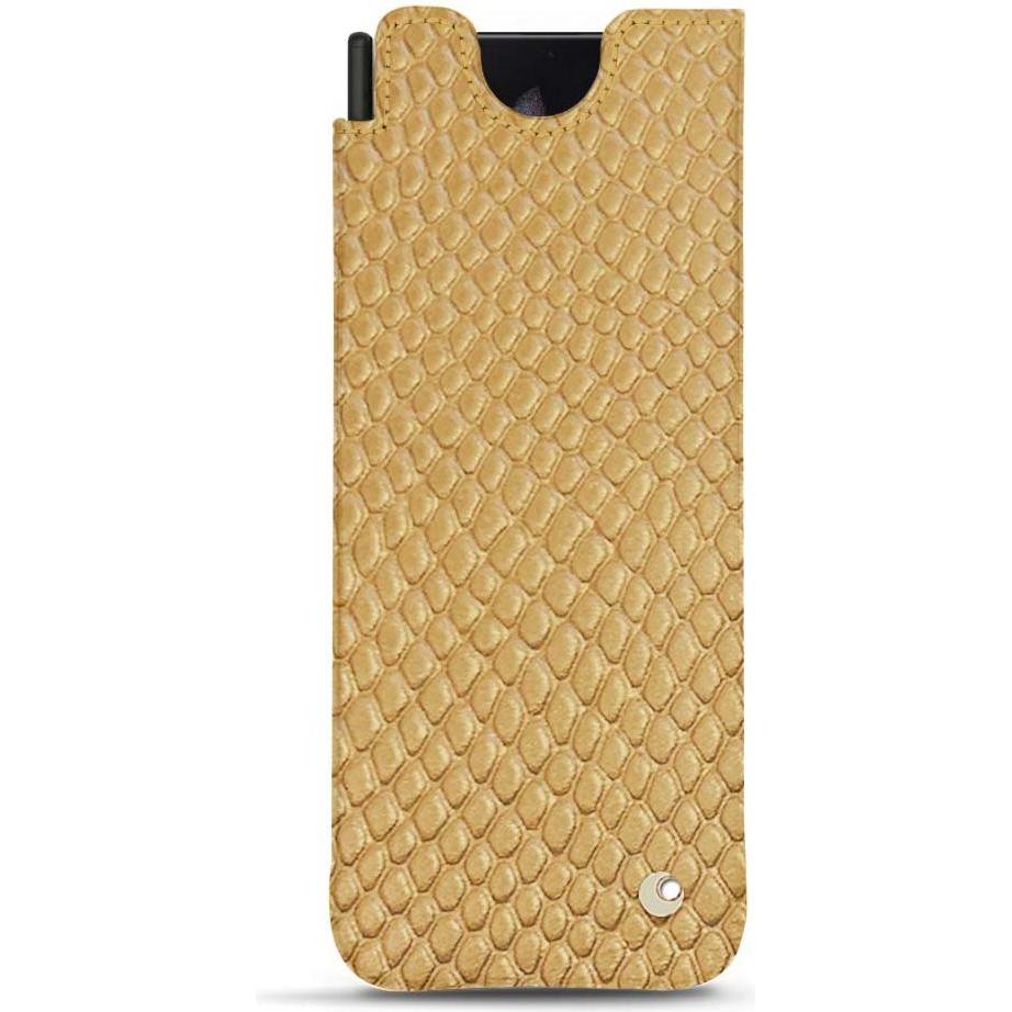 Noreve Lederschutzhülle (Samsung Galaxy Z Fold4), Smartphone Hülle, Beige