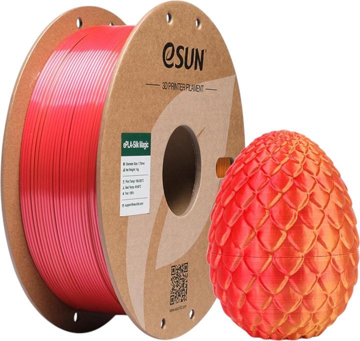 eSUN EPLA-SILK MAGIC 1,75mm RED GOLD 1kg (PLA, 1.75 mm, 1000 g, Veelkleurig)