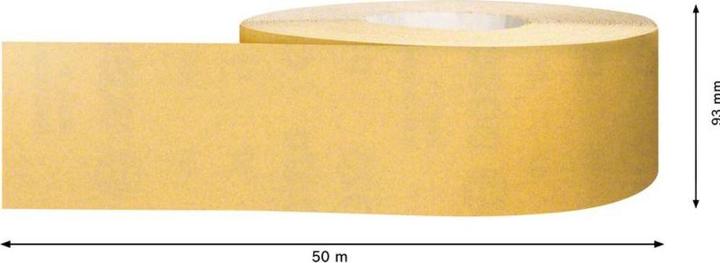 Actual product image Bosch Professional Zubehör EXPERT C470 Sandpaper roll for hand sanding, 93 mm x 50 m, G 320 (320)