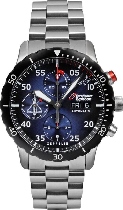 Immagine prodotto Zeppelin 7218M-3 Eurofighter Typhoon Automatic Limited 43mm 10ATM (Cronografo, Orologio digitale, 43 mm)