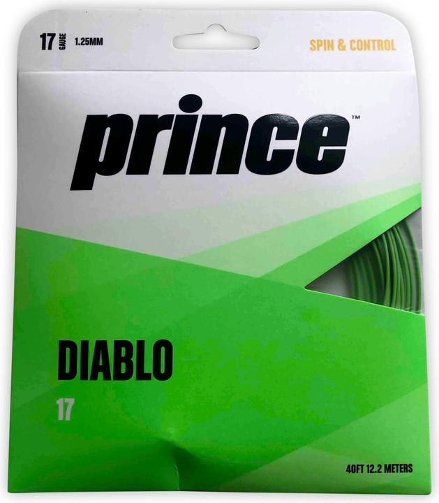 Actual product image Prince tennis strings diablo