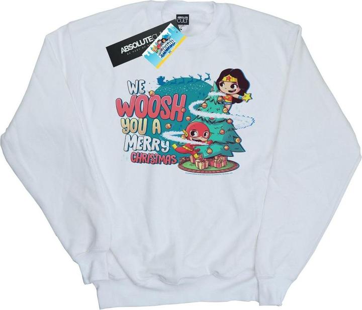 Produktbild Super Friends We WHOOSH You A Merry Christmas Sweatshirt Mädchen (140, 146)