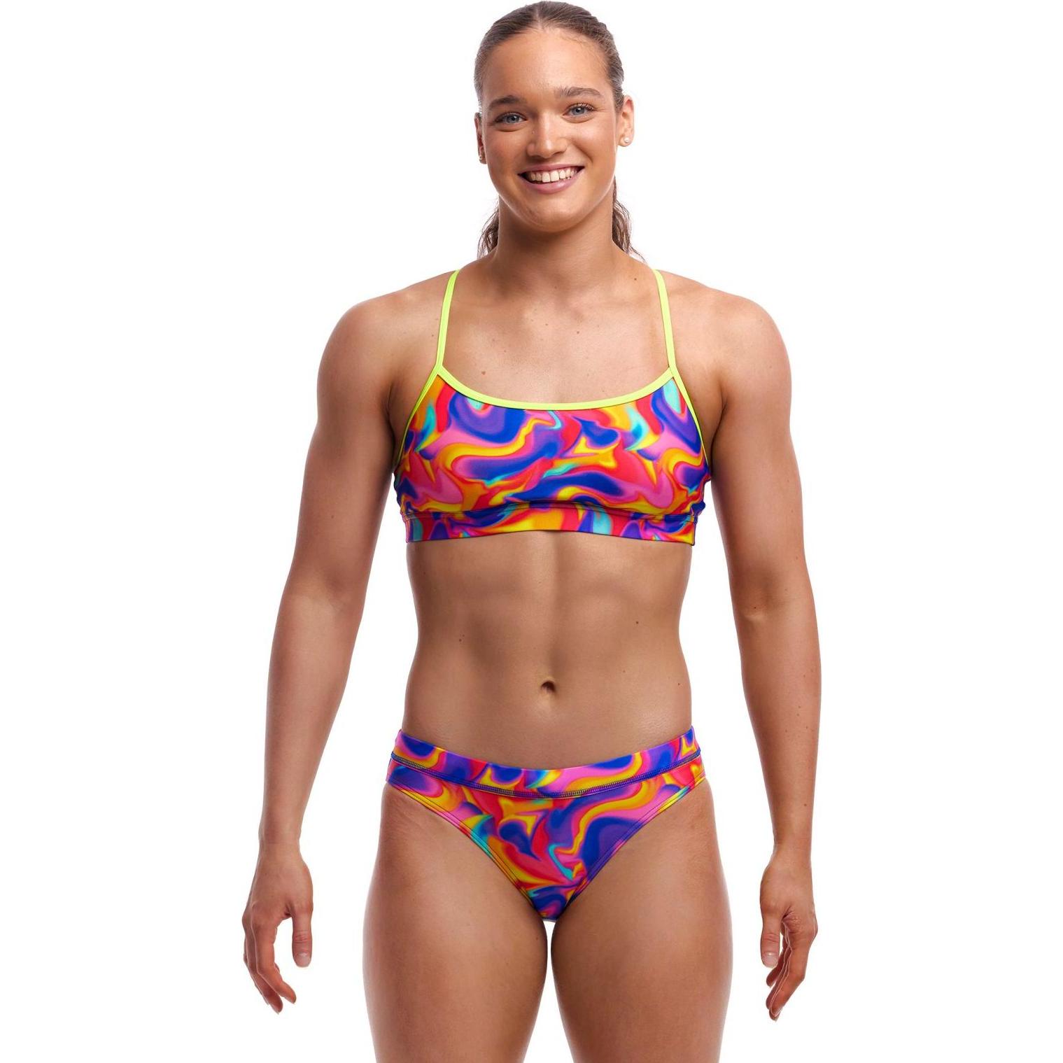 Thumbnail - Funkita, Damen, Bikini, Schwimmbikini Ladies Summer Swirl, Mehrfarbig, (40)