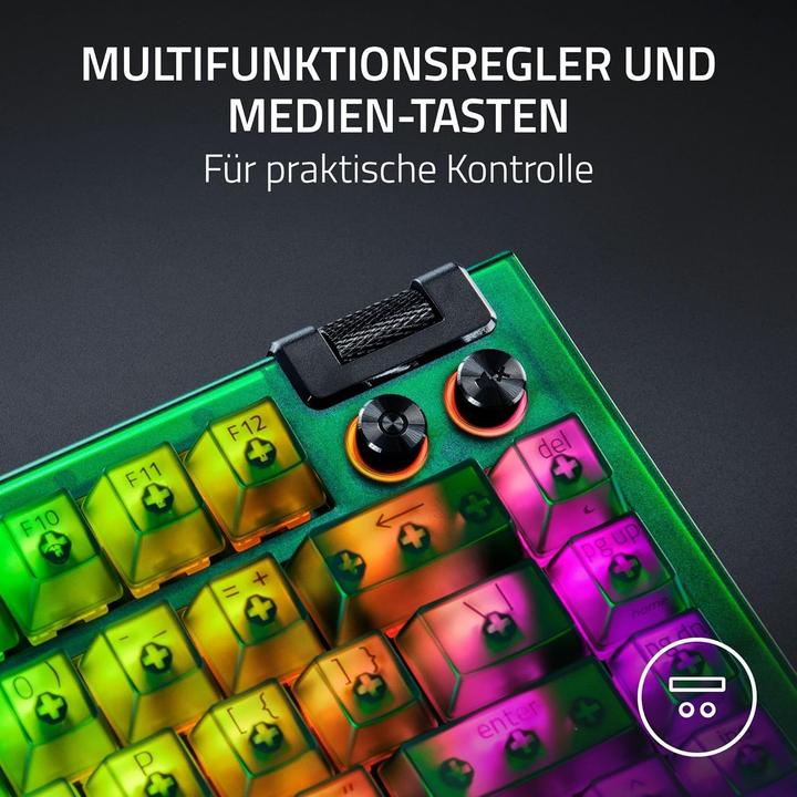 Produktbild Razer Blackwidow V4 75% Phantom Green (US, Kabelgebunden)