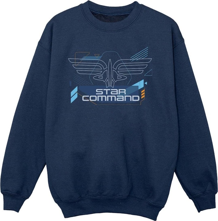 Actual product image Disney Girls Lightyear Star Command Icons Sweatshirt (140, 146)