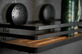 Actual product image Wenko Static-Loc® Alba shower basket steel, bamboo