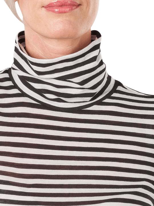 Produktbild Armedangels Graziliaa T-Shirt Stripes Black/Off White (L)