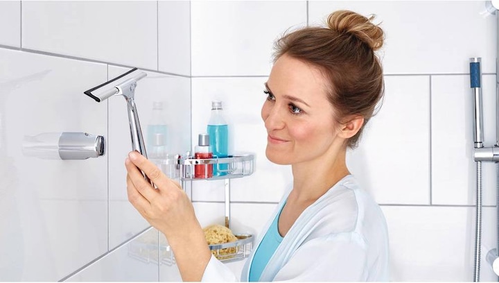 Produktbild tesa SPAA Duschabzieher inkl. Klebelösung ohne Bohren