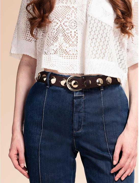 Produktbild B.Belt Luna Gold Leather Belt (95)