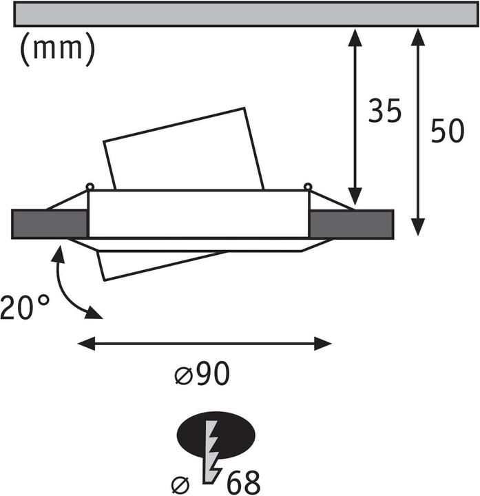 Produktbild Paulmann Einbauleuchte Base Set (420 lm)
