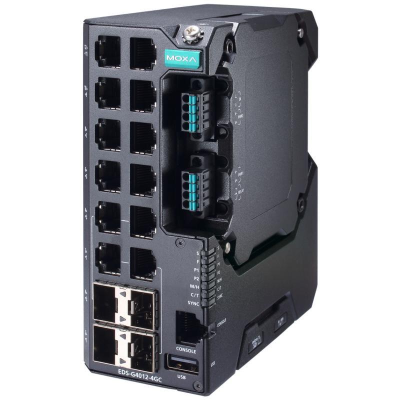 Moxa EDS-G4012-4GC-LV, Netzwerk Switch