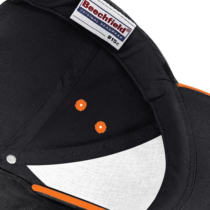 Actual product image Beechfield 5 Panel Sandwich Peak Baseball Cap (One size)