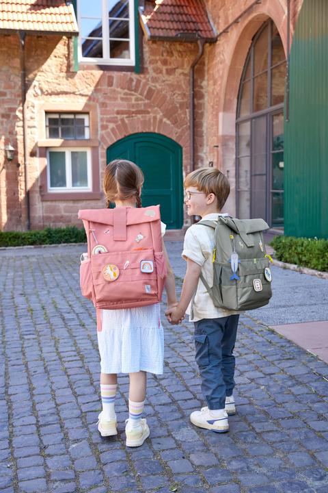 Actual product image Lässig Children's rucksack Rolltop Medium Green (12 l)
