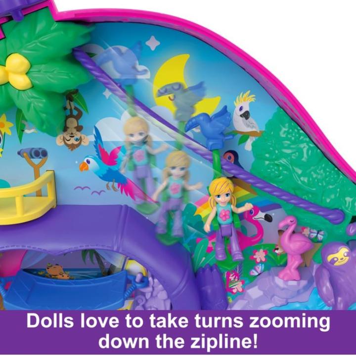 Productafbeelding Polly Pocket Luiaard Familie 2-in-1 Compact Tasje