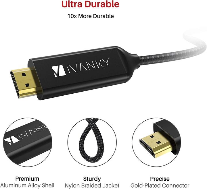 Produktbild Ivanky USB Typ C — HDMI (Typ A) (2 m, USB Typ C, HDMI, 2.0)
