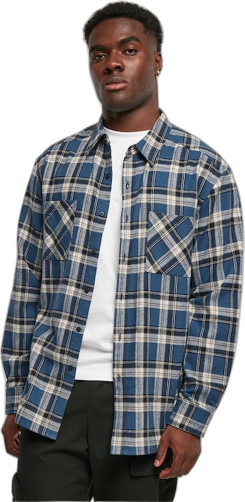 Produktbild Urban Classics Langarmhemd Lake Check (S)