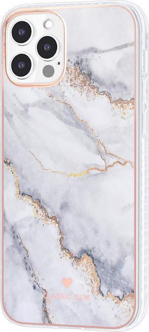 Image du produit UNIQ Accessory Handyhülle Apple iPhone 12 / 12 Pro TPU Case Weiss Marmoriert No.100 (Apple iPhone 12, Apple iPhone 12 Pro)