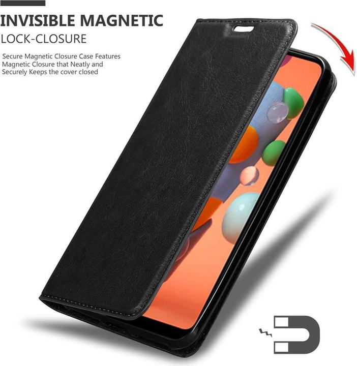 Actual product image Cadorabo Book Invisible Magnet Cover (Samsung Galaxy A11)