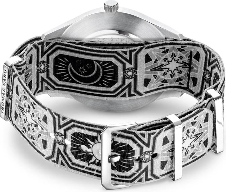 Produktbild Thomas Sabo Watch Strap Code TS Nato Black Night Sky (20 mm, Textil (Natoband))