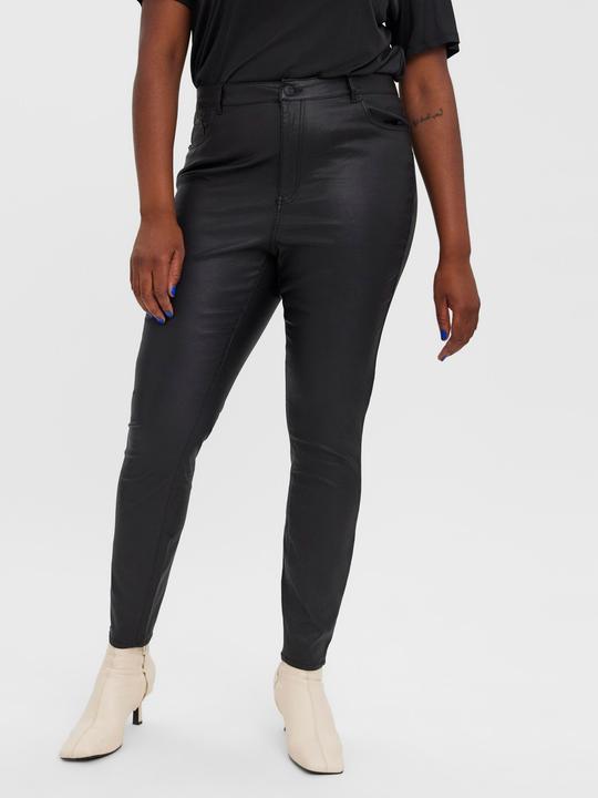 Actual product image Vero Moda VMSANDRA Coated Skinny High Waist Jeans (W54/L32)