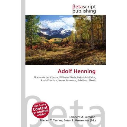 Adolf Henning, Fachbücher