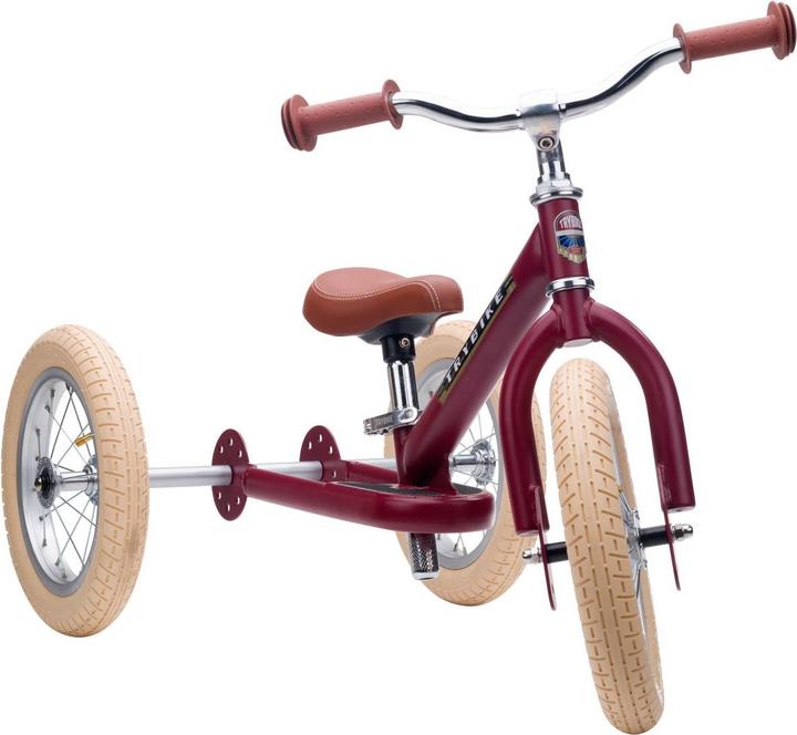 Produktbild Trybike Laufrad 2 in 1 vintage, red matt (12")