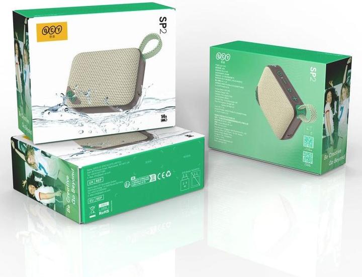 Actual product image QCY SP2 wireless speaker (brown) (17 h)
