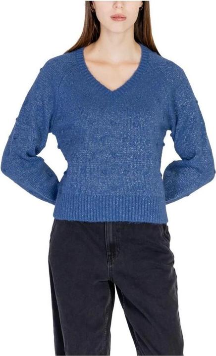 Immagine prodotto Vila Top a Manica Lunga con Scollo a V e Glitter Maglia (S)