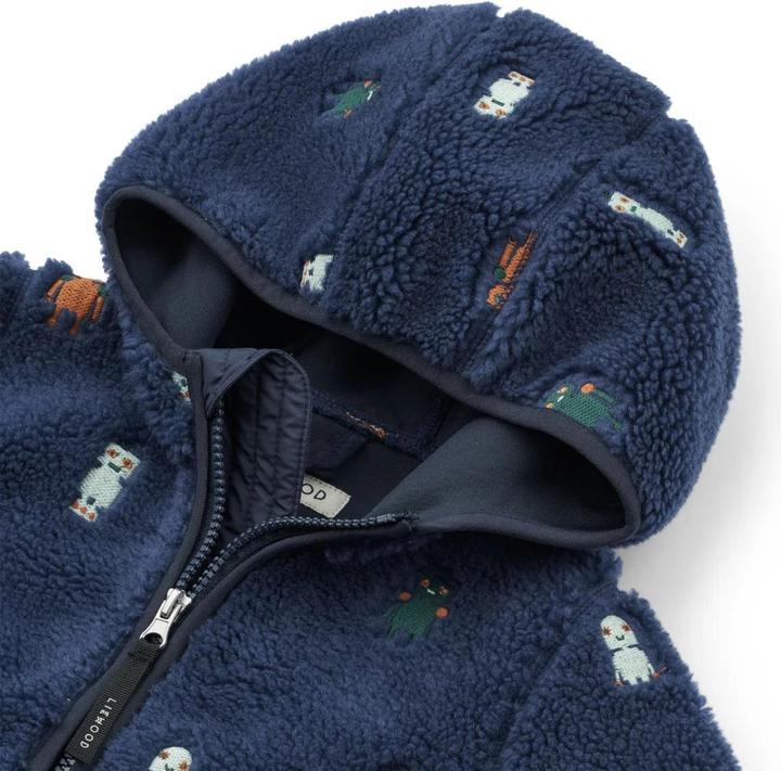 Immagine prodotto Liewood Giacca in pile Mara con cappuccio Robots Indigo (122)