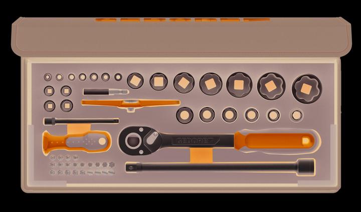 Produktbild Gedore TC 19-20-MU-10 Steckschlüssel-Satz 1/4"+1/2" 52-teilig (1/4")