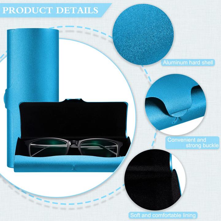 Produktbild Only-Bags.Store Brillenetui Hartschalenetui Aluminium, Lesebrillenetuis aus Metall