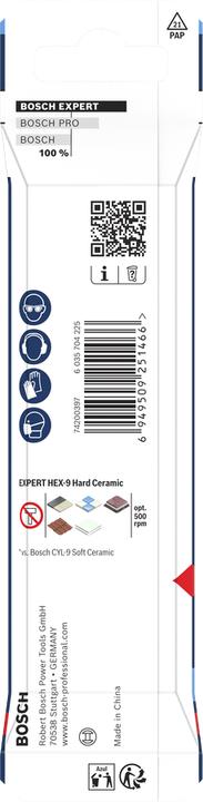 Produktbild Bosch Professional Zubehör EXPERT HEX-9 Hard Ceramic Bohrer-Set, 5/6/8 mm, 3-tlg. (5 Millimeter, 6 Millimeter, 8 Millimeter)