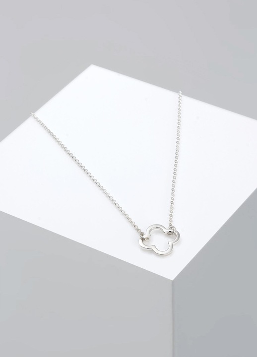 Produktbild Elli Kleeblatt Glücksbringer Filigran (Sterling Silber, 40 cm)