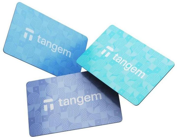Tangem 3 Card Set - Winter + 50 CHF BTC Voucher (Bitcoin)