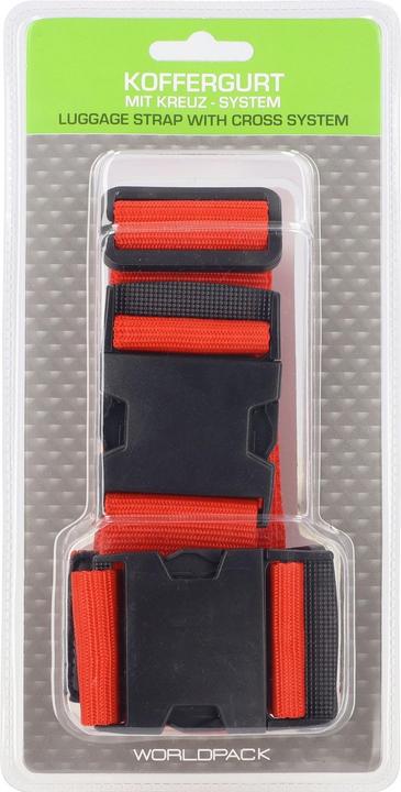 Worldpack Koffergurt mit Kreuzsystem 190 cm (Kofferriemen)