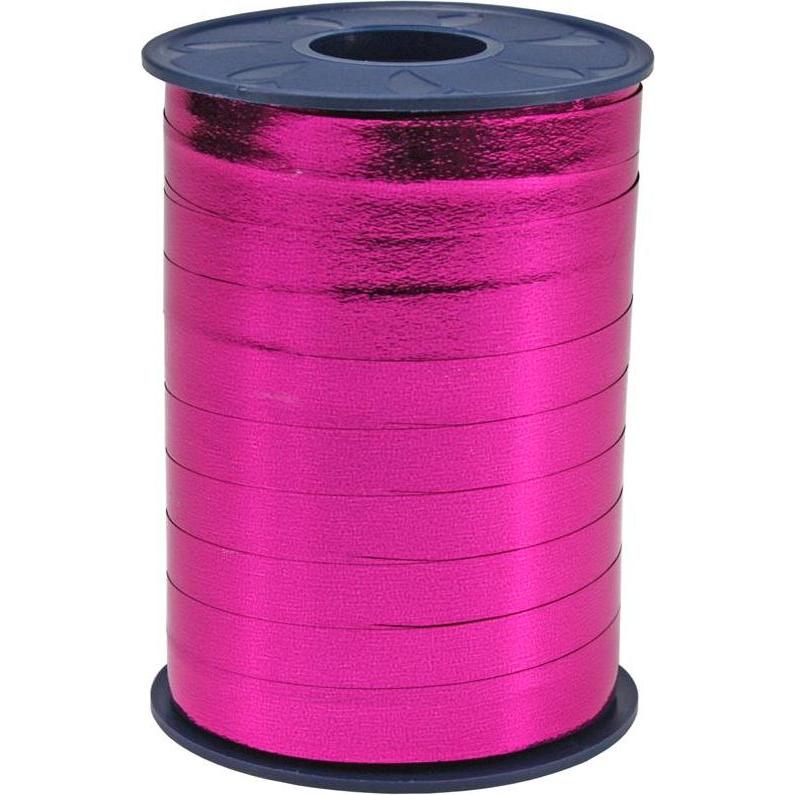 Präsent, Geschenkverpackung, Geschenkband Mexico magenta glanz 10mmx250m Polyester (Geschenkband)